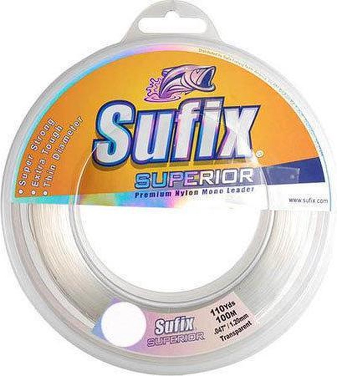 Sufix Zippy 100 M Monofilament Wit 0.800 mm