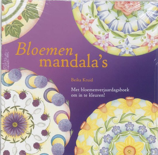 Cover van het boek 'Bloemenmandala's' van Beika Kruid en  Kruid