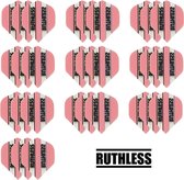 Darts Set - 10 Sets (30 stuks) - Ruthless - sterke flights - Roze Panel - darts flights
