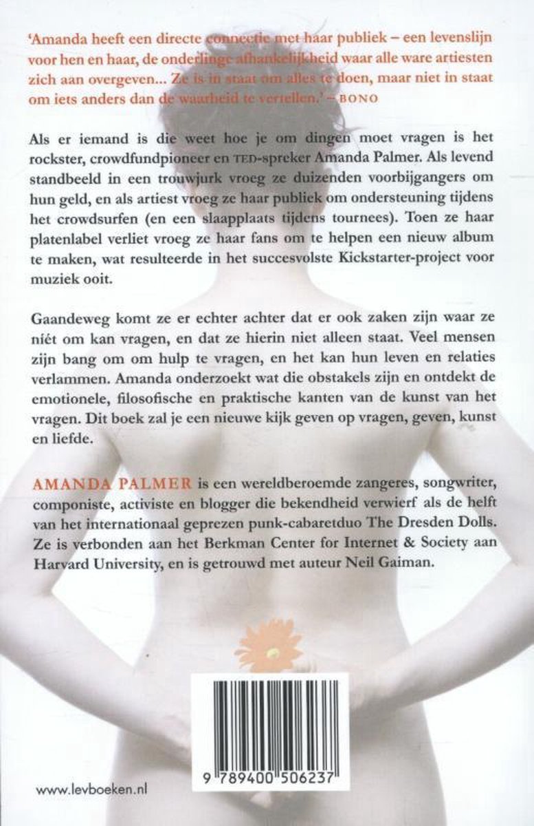 De kunst van het vragen - back cover