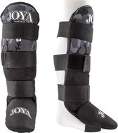 Joya Fightgear - Velcro - Camo Black - Scheenbeschermers - Grijs/Zwart - L