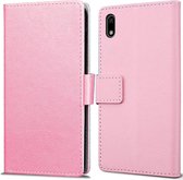 Huawei Y5 2019 hoesje - Book Wallet Case - roze