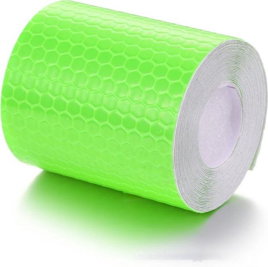 Reflecterende Sticker Tape - Groene reflectie plakband op rol van 200 x  5cm. | bol.com