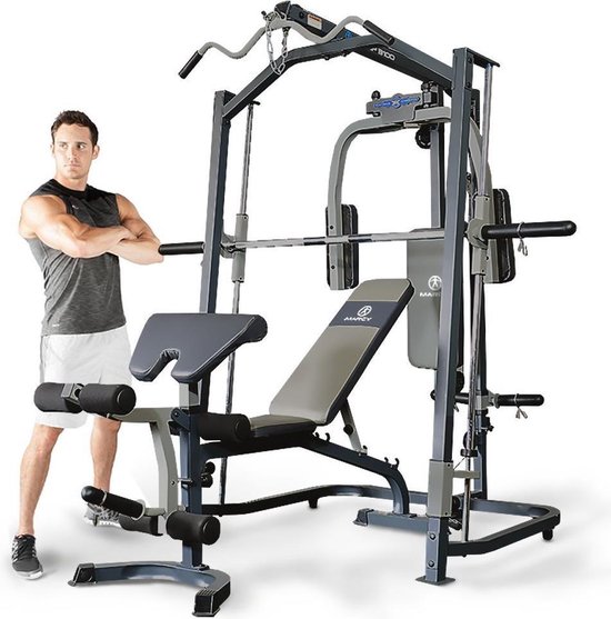 Sympton Belichamen detectie Marcy - Home Gym - Smith Machine - Fitness Krachtstation - MP3100 | bol.com