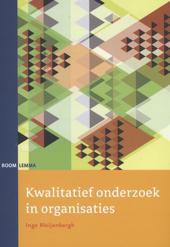 Kwalitatief onderzoek in organisaties - cover