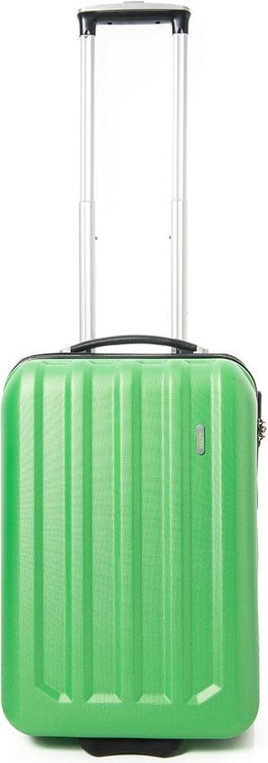 Smelten procent Australische persoon Line handbagagekoffer - goedkope lichtgewicht handbagagetrolley - groen |  bol.com