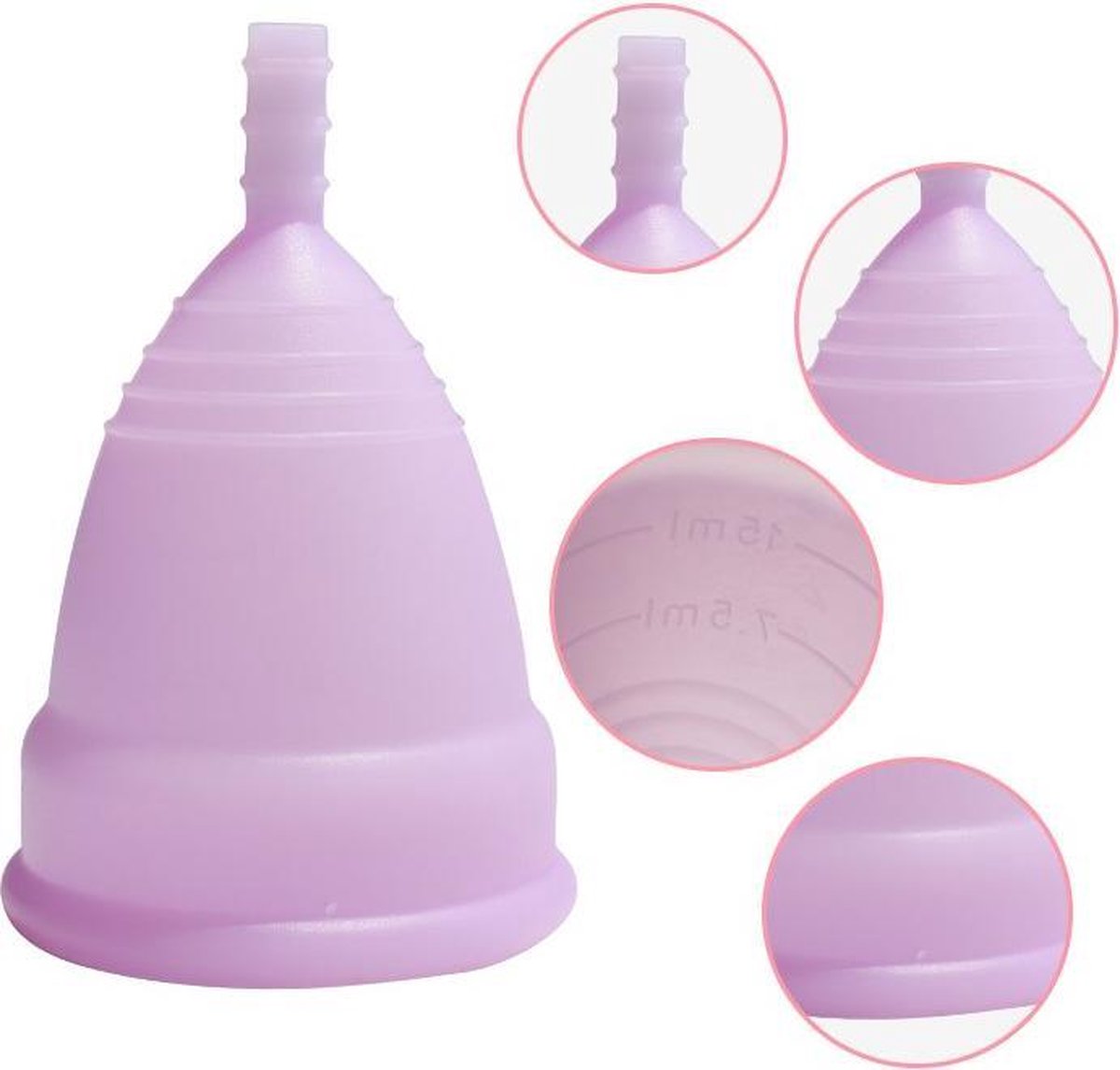 Menstruatiecup large met sterilisator - KELERINO.