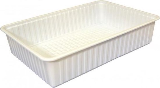 Witte plastic voedsel containers, cc - verpakking van 4 containers bol.com