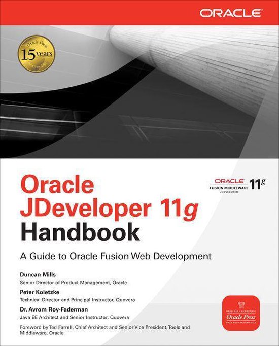 Oracle Jdeveloper 11G Handbook - cover