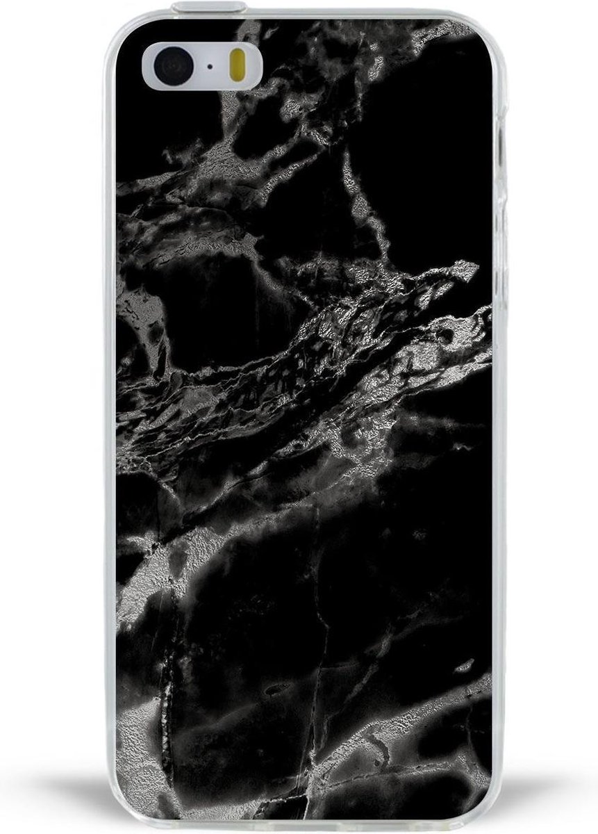 iPhone 5 case Black marble