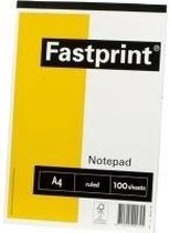 Fastprint Schrijfblok A4 100vel/70gram