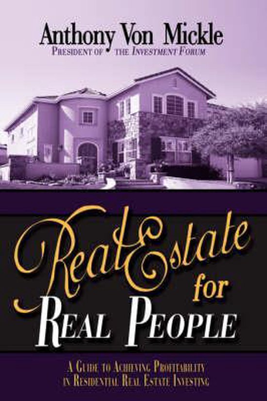 Real Estate for Real People - cover