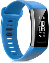 Siliconen Horloge Band Geschikt Voor Huawei Band 2 (Pro) - Armband / Polsband / Strap / Sportband - Blauw