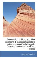 Osservazioni Critiche, Storiche, Teologiche Di Giuseppe Cappelletti, Prete Veneziano, Sulla Tragedia