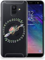Geschikt voor Samsung Galaxy A6 (2018) Uniek TPU Hoesje Boho Dreams