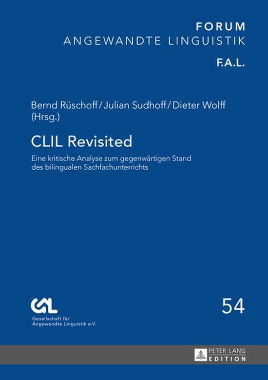 FORUM ANGEWANDTE LINGUISTIK – F.A.L. 54 - CLIL Revisited - cover