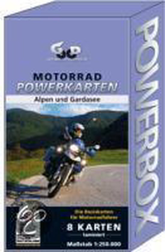 Motorrad Powerkarten Alpen Und Gardasee 1 : 250 000. Powerbox
