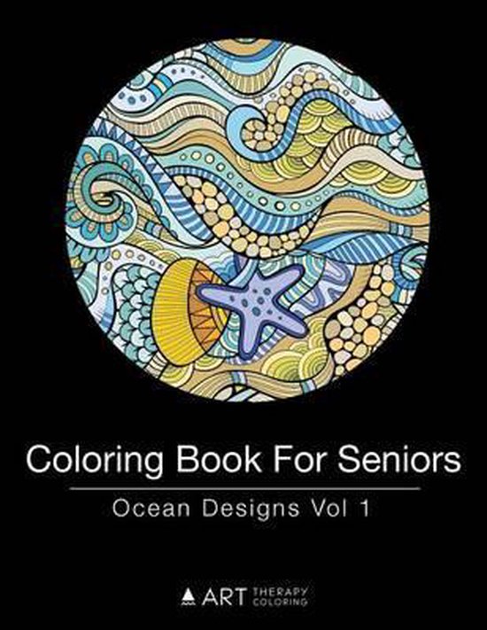 Coloring Book for Seniors- Coloring Book For Seniors - cover