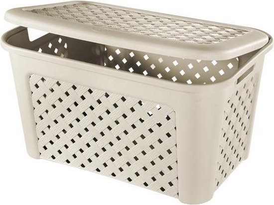 Tontarelli Arianna Wasmand, Opengewerkt, Kunststof, Wengé, 30 Liter