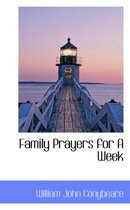 Family Prayers for a Week