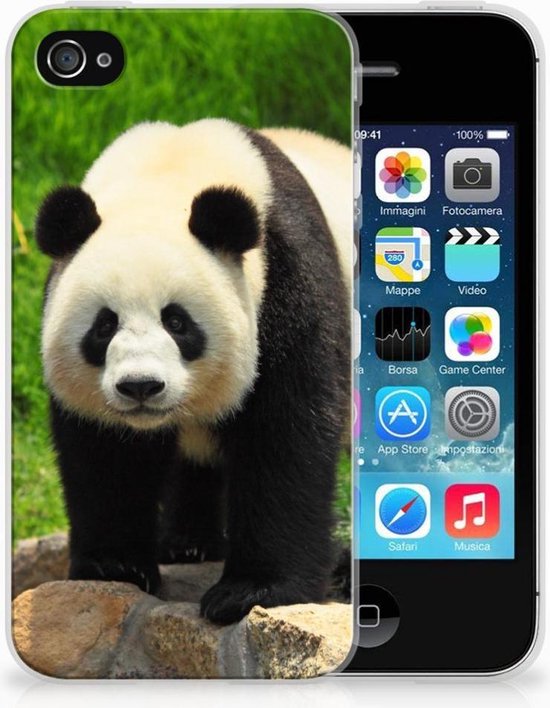 iPhone 4 | 4s TPU-siliconen Hoesje Design Panda | bol.com