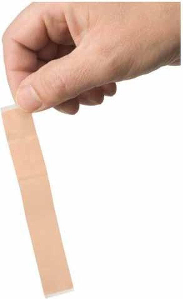 Goedkoopste HEKA plast textile elastic lange vingerpleister 120 x 20 mm - 100 stuks
