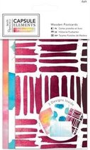 Houten Ansichtkaarten (6pak) - Capsule Collection -  Elements Pigment
