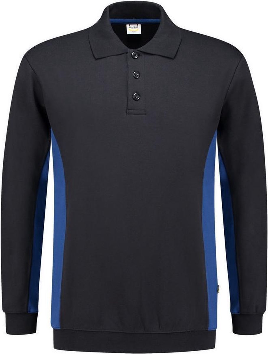 Tricorp 302003 Polosweater Bicolor - Marineblauw/Koningsblauw - XS