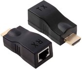 Garpex® HDMI naar RJ45 Extender Adapter - Ontvanger en Zender - Bereik 30m