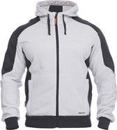 FE Engel Galaxy Hoodie Sweater 8820-233 - Wit/Antraciet 379 - L
