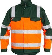 FE Engel Light Jas EN 20471 1501-770 - Oranje/Groen 101 - 4XL