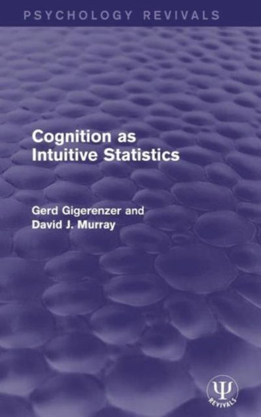 Cognition As Intuitive Statistics - cover