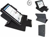 Iconbit Nettab Matrix Ultra Nt 0704m Diamond Class Polkadot Hoes met 360 graden Multi-stand, Zwart, merk i12Cover