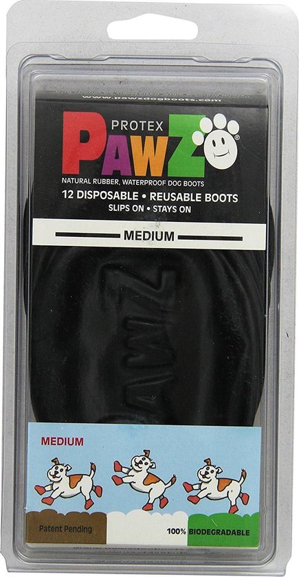 Pawz – Hondenschoenen – Medium – Zwart