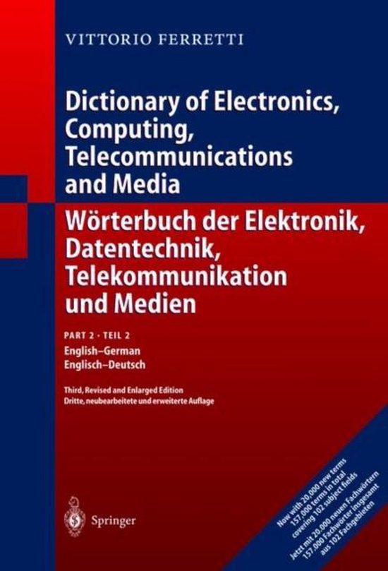 Worterbuch Der Elektronik, Datentechnik, Telekommunikation U ... - cover