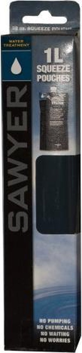 Sawyer Squeezable Pouch - 1L - 3 Stuks
