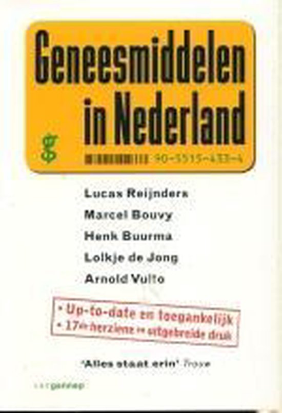 Cover van het boek 'Geneesmiddelen in Nederland / 2004/2005'