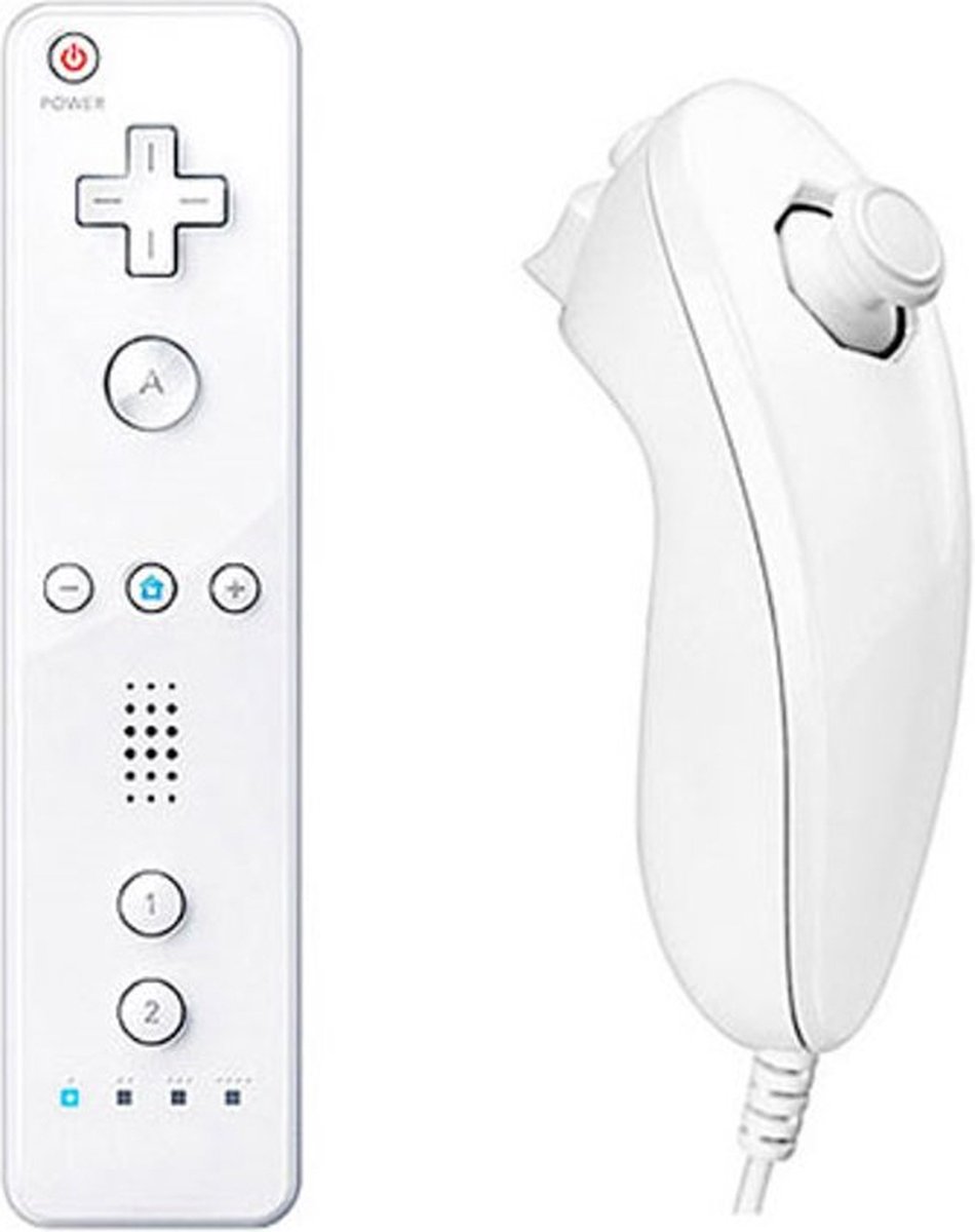 Nintendo Wii - Manette et Nunchuk - Wit | bol