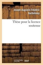These Pour La Licence Soutenue