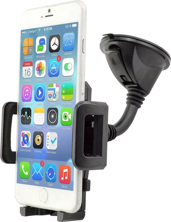 Auto houder - Telefoonhouder met Zuignap - Flexibel met Grip - Universeel -  Rheme | bol.com