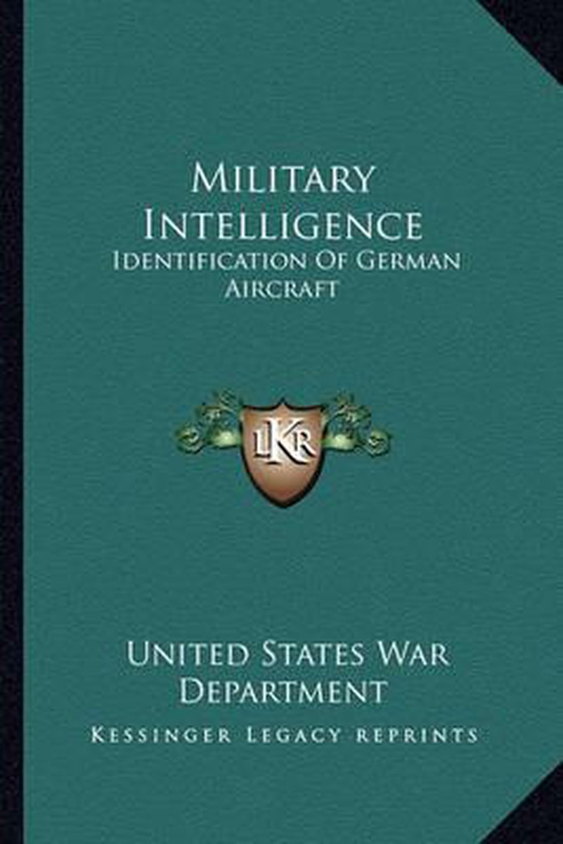 Military Intelligence van United States War Department