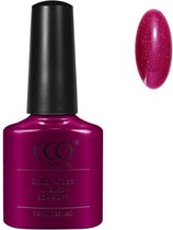 CCO Shellac - Ripe Grape 68037 - opvallend roze tint met een subtiele glitter-Gel Nagellak