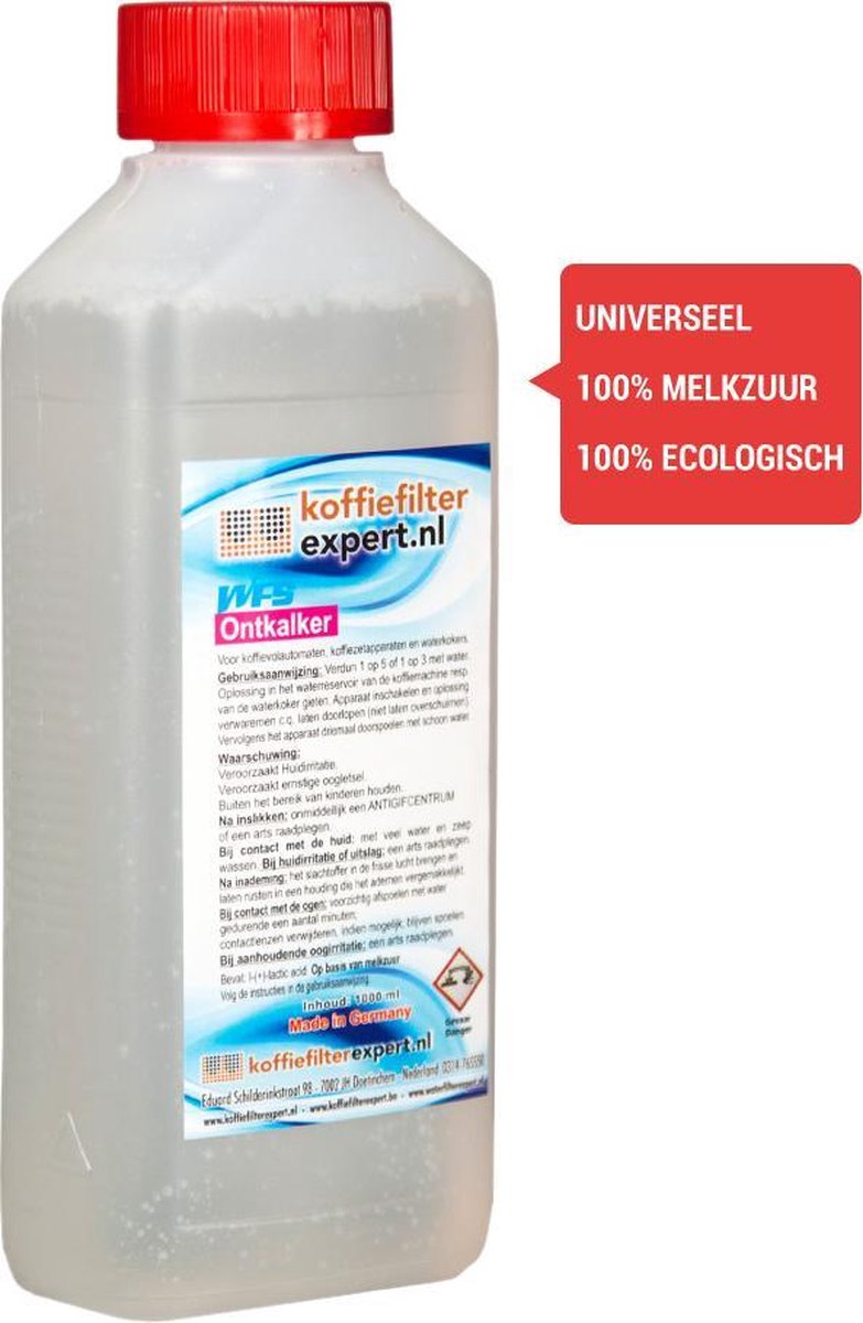 6x icepure ICPCMC601 250ml Vloeibare Ontkalker voor Espressomachines
