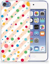 Geschikt voor iPod Touch 5 | 6 TPU Hoesje Design Dots