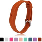 Siliconen sportbandjes voor de Fitbit Flex 2 met gespsluiting - Bruin