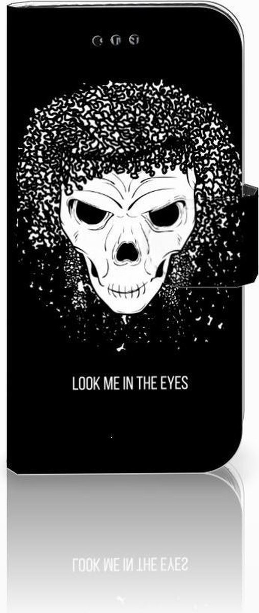 Telefoonhoesje met Naam Samsung Galaxy A3 2017 Skull Hair