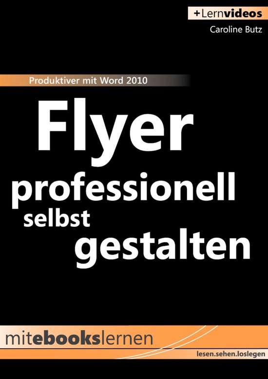 lernen 32767 - Flyer professionell selbst gestalten - cover