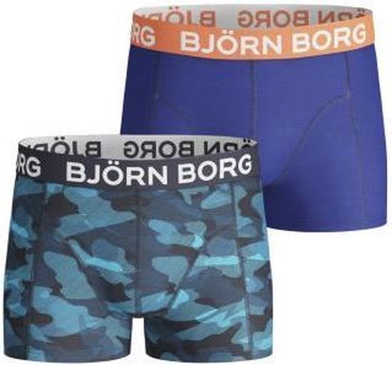 wildernis Teleurgesteld afgunst Bjorn Borg Sportonderbroek casual - 2p SHORTS BB SHADELINE - blauw - Mannen  - 110 | bol.com
