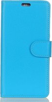Shop4 - Sony Xperia L2 Hoesje - Wallet Case Lychee Blauw