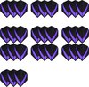 Afbeelding van het spelletje 10 sets (30 stuks) Super Sterke – Paarse - Vista-X – darts flights – Dragon darts